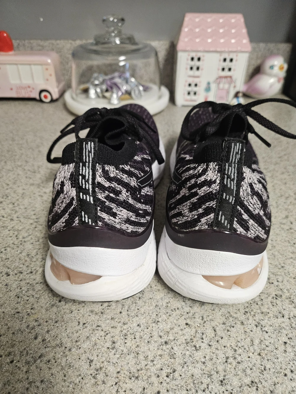 ASICS Women's Purple Knit Running Shoes